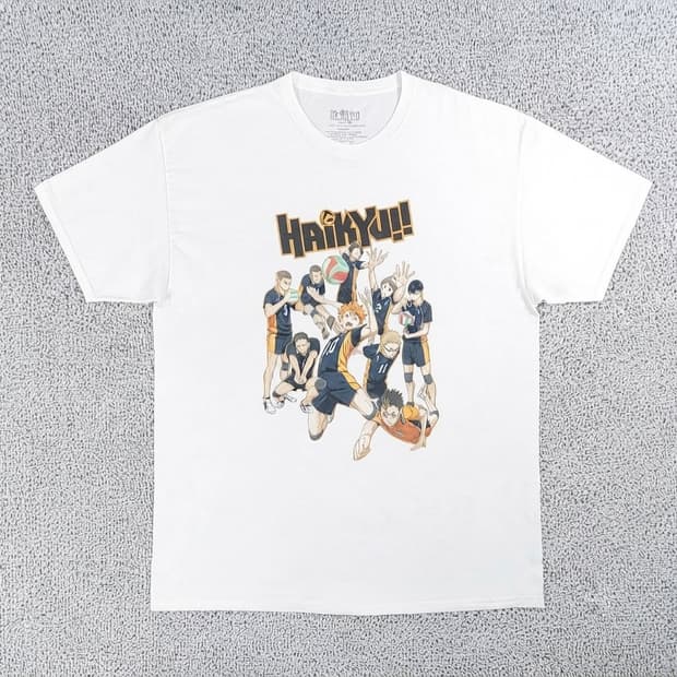 하이큐 카라스노 반팔 티셔츠 XXL