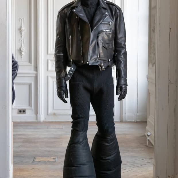 [OS] 릭오웬스 FW24 포터빌 런웨이 크롭 점보 바우하우스