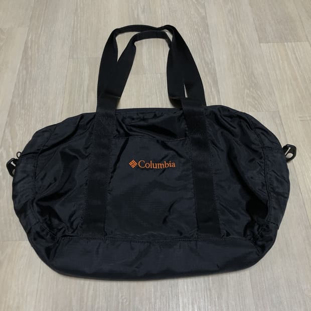 (OS) 콜롬비아 Columbia 립스탑 나일론 GYM 숄더 토드백 블랙