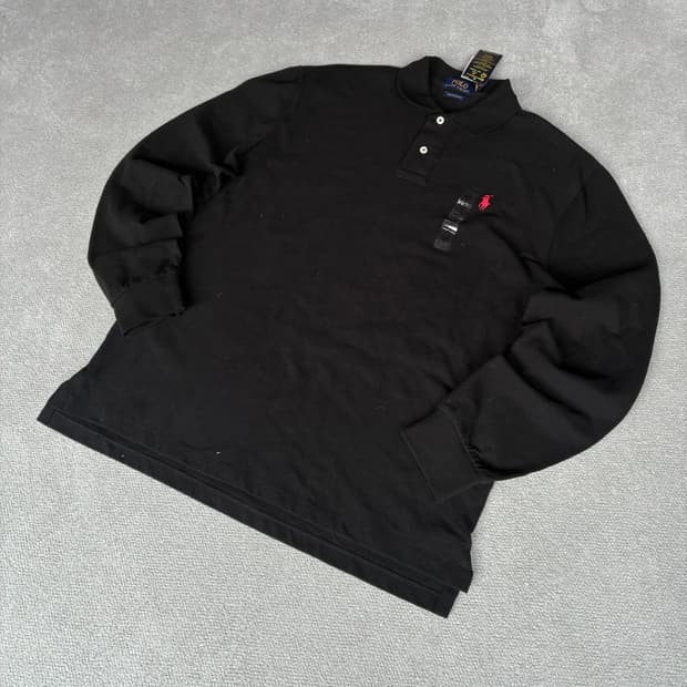 폴로 랄프로렌 블랙 카라 XL