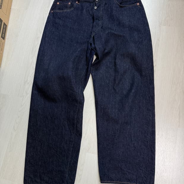 코모리 5p 데님 네이비