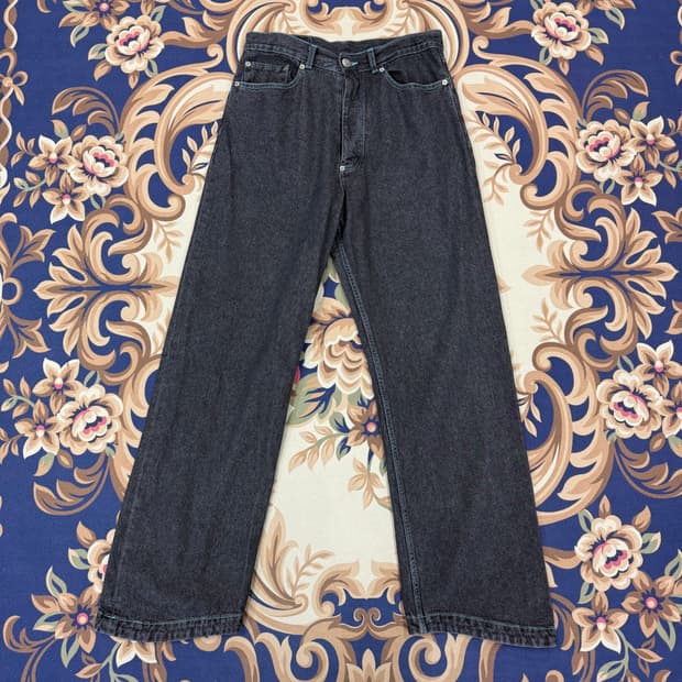 (M)엠엠엘지MMLG 흑청 데님팬츠