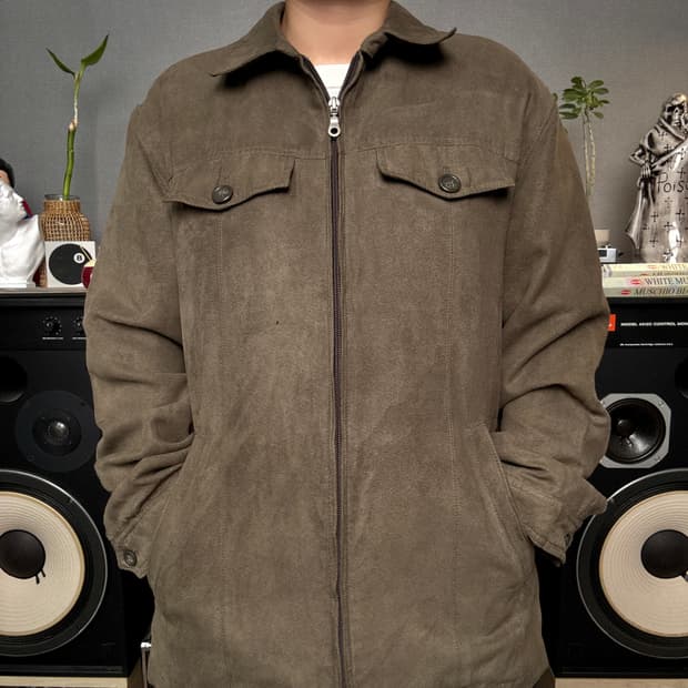 간사이야마모토 스웨이드자켓