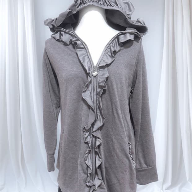 빈티지 고스로리 로걀 공겜여주깔 후드집업