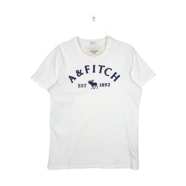 Abercrombie 무스 로고 머슬핏 반팔티 L