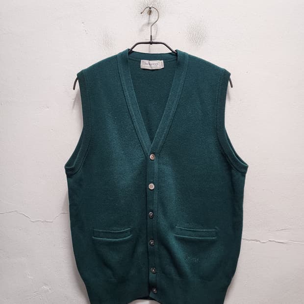 버버리 램스울 니트 베스트 