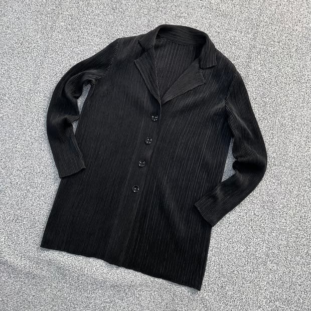 실측확인 플리츠 가디건 자켓 0403M