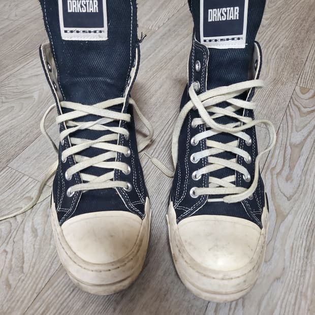 [280] 컨버스 x 릭오웬스 다크쉐도우 다크스타 척 70 하이 블랙