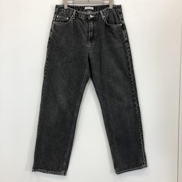 브랜디드 1967 JET BLACK 데님진 33 인치