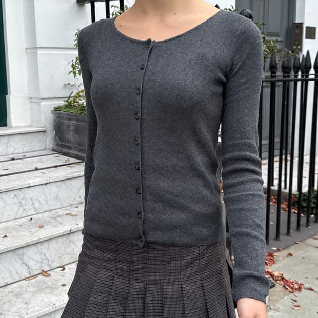 브랜디멜빌 펀칭 가디건