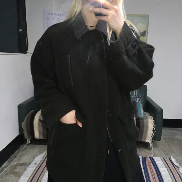 투티/0333 LIVBARY JPN 빈티지 자켓 카키 집업 아우터