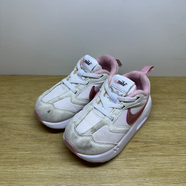 나이키키즈 에어맥스 던 화이트 핑크 글레이즈 140