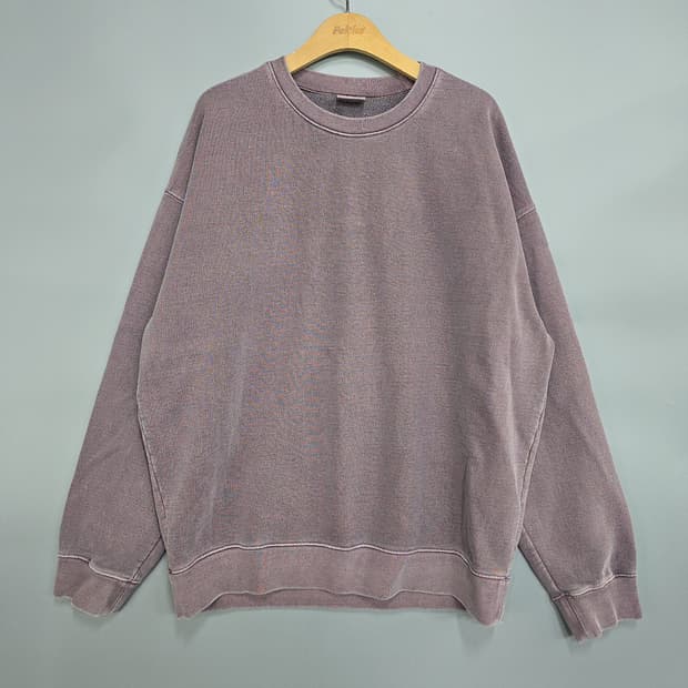 소버먼트(SOVERMENT) 피그먼트 워싱 맨투맨 XXL