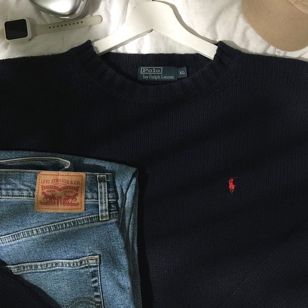 (MAN) 폴로랄프로렌 니트 스웨터 XL 