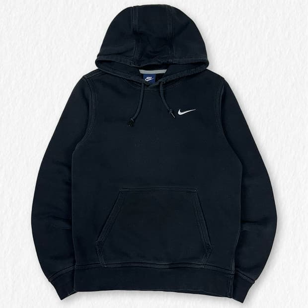 나이키 기모 후드 블랙