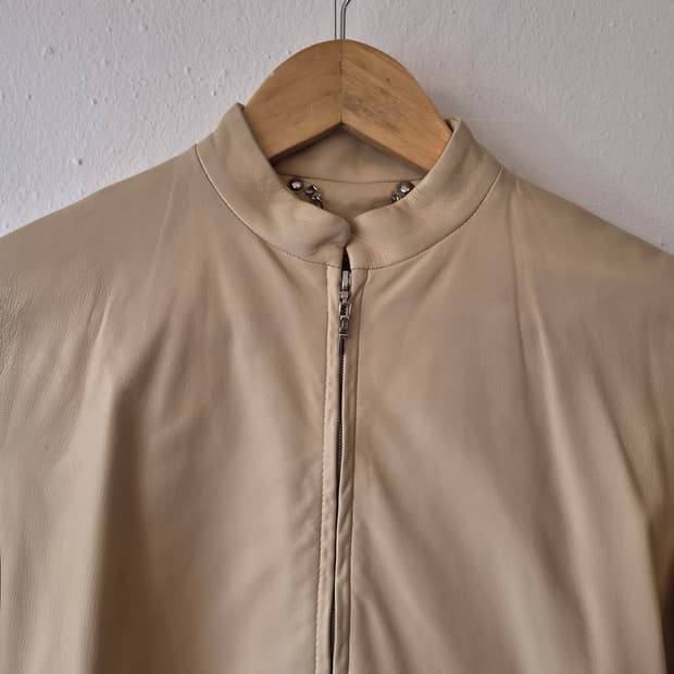 랄프로렌 일본 여성 베이지리얼가죽자켓 6사이즈