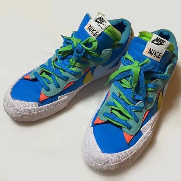 [정품]NIKE 나이키 X 카우스 X 사카이 블레이저 로우 블루(280)