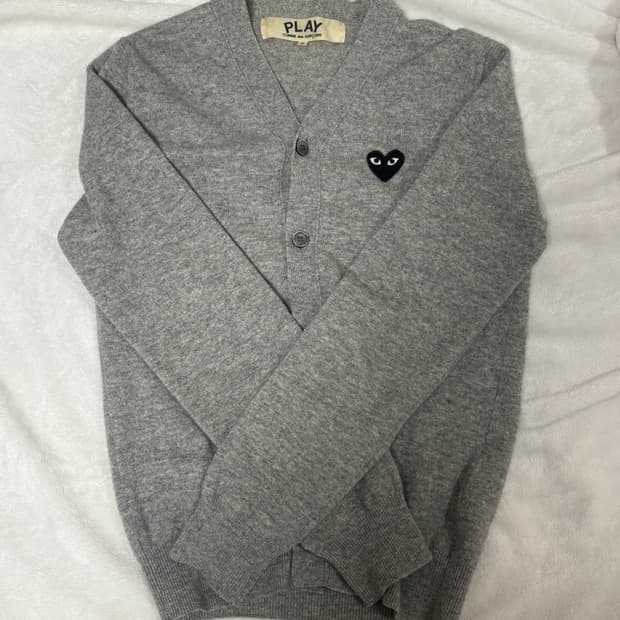 꼼데가르송 가디건 그레이 회색 s 95