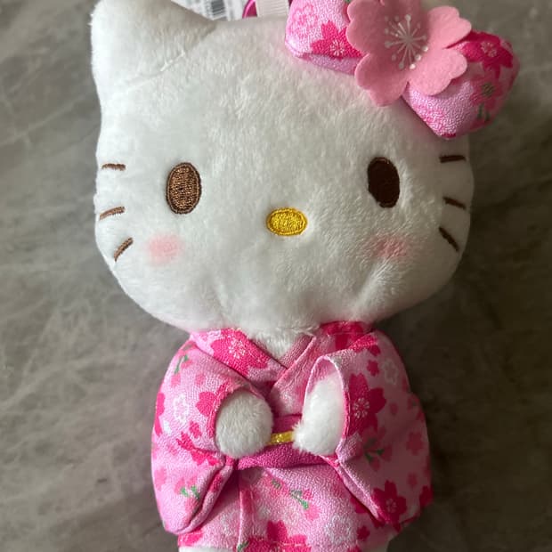 산리오 헬로키티 장바구니 사쿠라 에코백키링