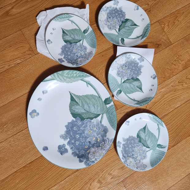 수국 부페접시 세트