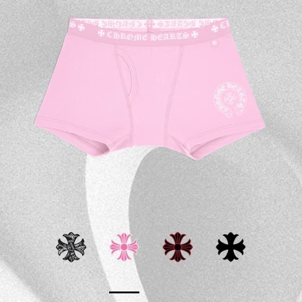 크롬하츠 복서 브리프 베이비 핑크 L, XL