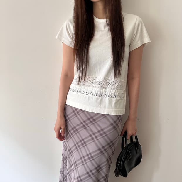 트리콧꼼데가르송 comme des garcons 디테일 반팔 티셔츠