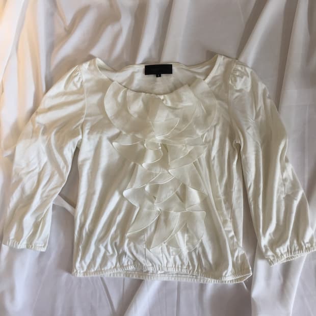 레이스 블라우스