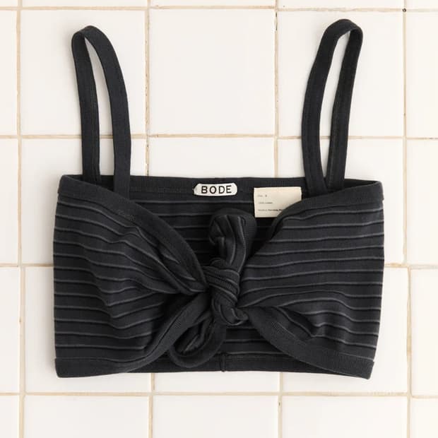 [XS,M]보디 BODE Ducky Stripe 브라 탑