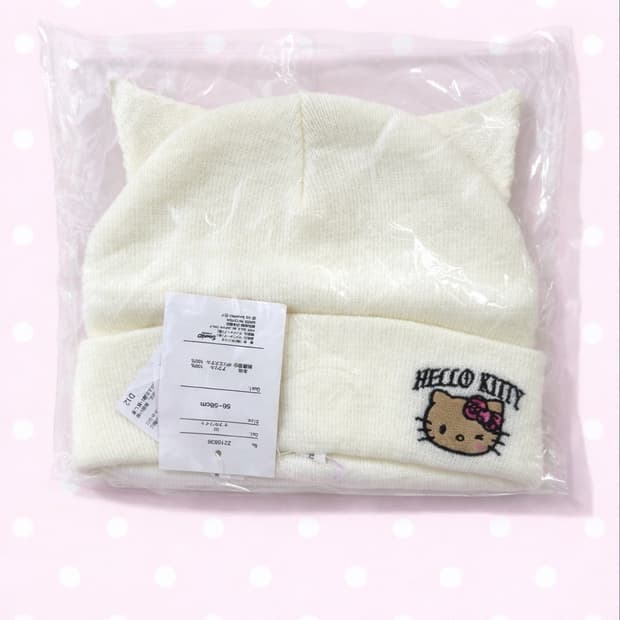 헬로키티 네코미미 갸루 비니 새상품