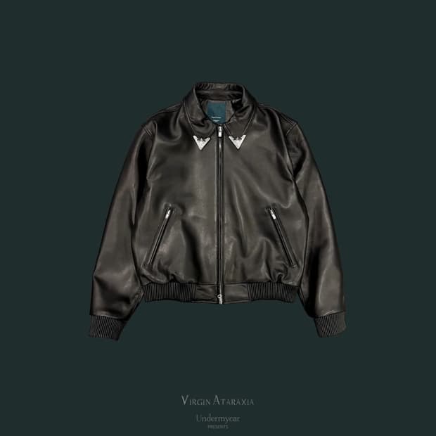 언더마이카 샹들리에 레더자켓 2size