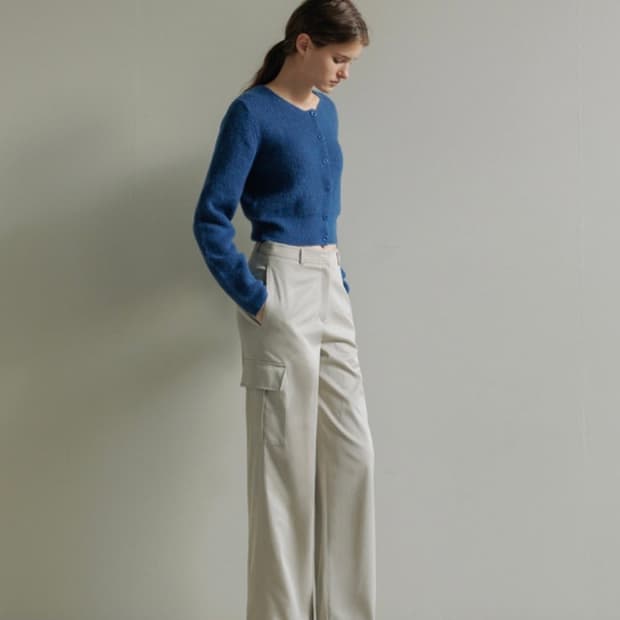 유라고 포켓 스트링 울팬츠