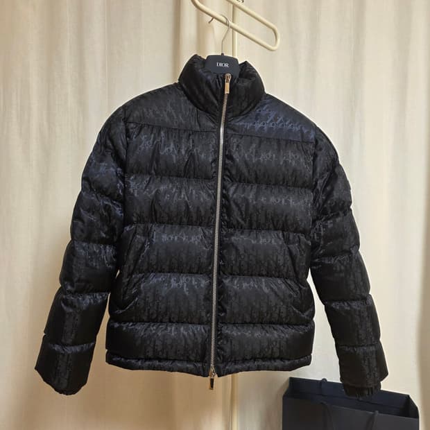 [구매 1주] 디올 오블리크 패딩 블랙 48사이즈