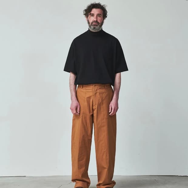L ) 유니폼브릿지 모크넥 포켓 반팔티