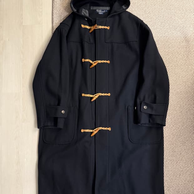 폴로 울 더플코트