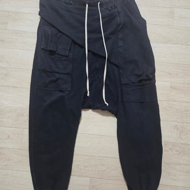 릭오웬스다크쉐도우 drawstring jogger pants