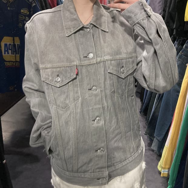 [IM] Levi's 리바이스 데님 트러커 자켓 그레이