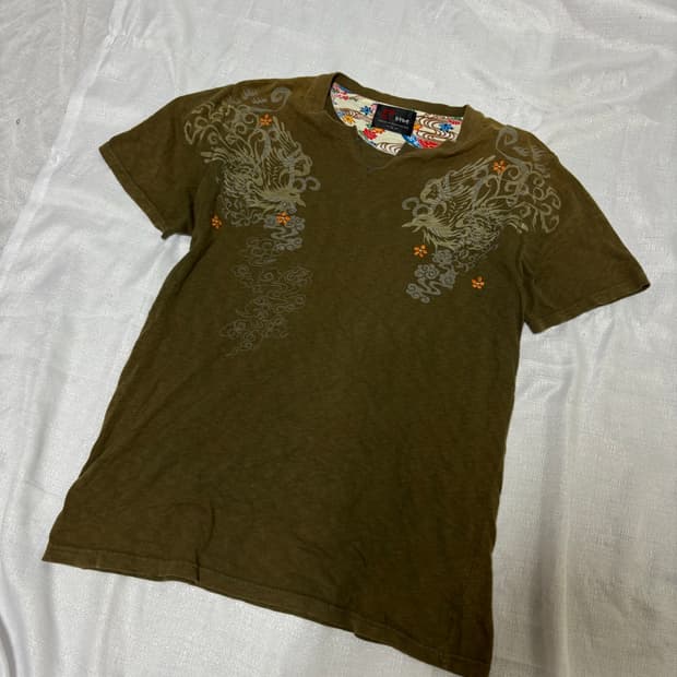“Unknown” Oriental Print Tee