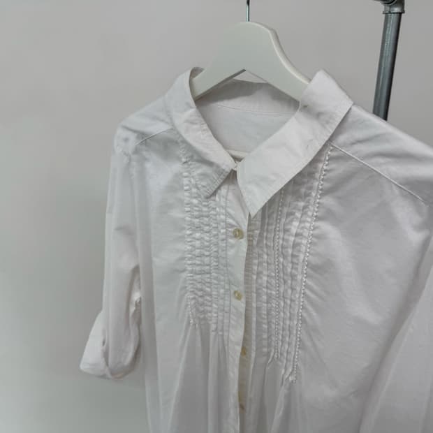 핀턱 코튼 셔츠 Pintuck Cotton Shirt
