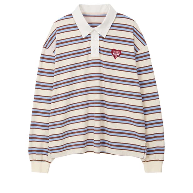 bittercells 비터셀즈 Union Stripe Collar Tee