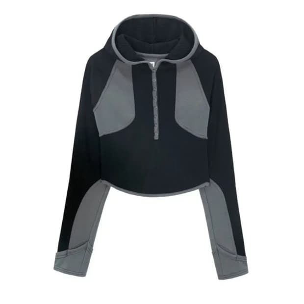 코이세이오 suu 스냅 하프 후드