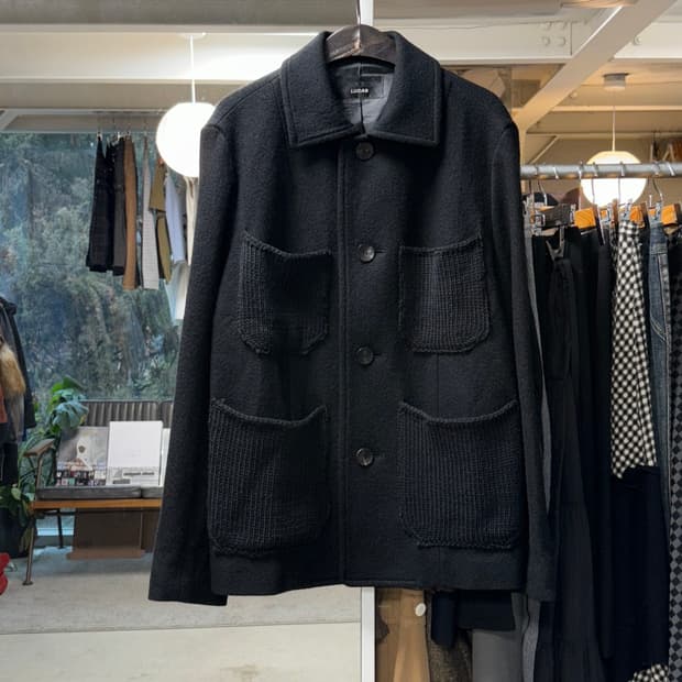 Mb lucas 니트 포켓 울자켓