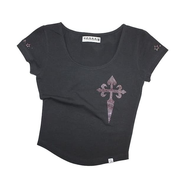 eessay 에세이 seraphic T shirt-charcoal