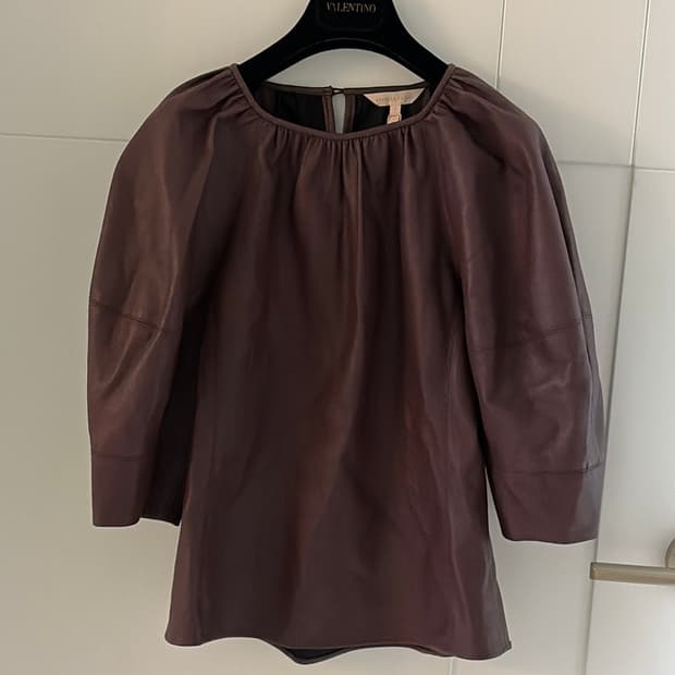 Rebecca Taylor 비건 레더 블라우스 44,55정품 새상품
