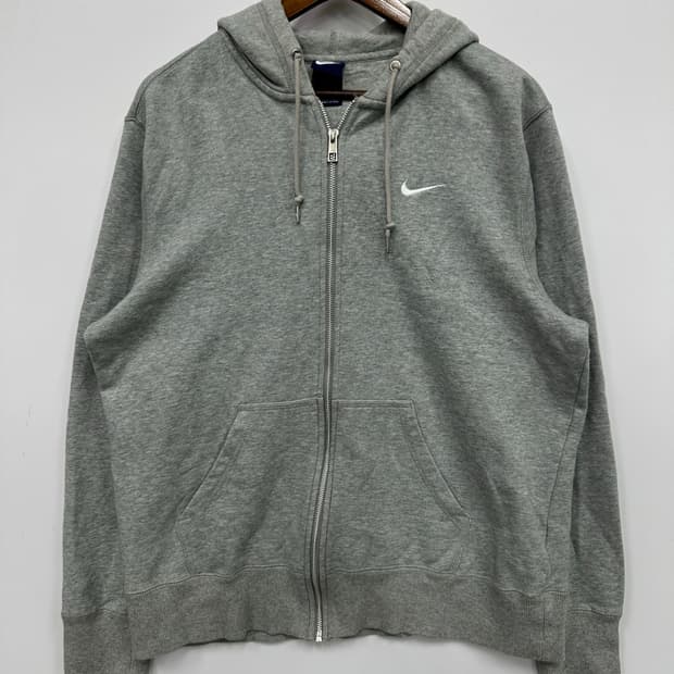 나이키 그레이 후드집업 
