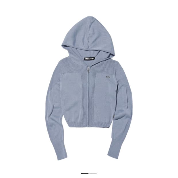 [M] 미스치프 롬버스 니티드 후드 그레이시블루