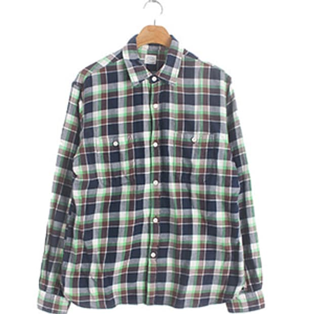 BACK NUMBER
코튼 체크 셔츠
(SIZE : MAN L)