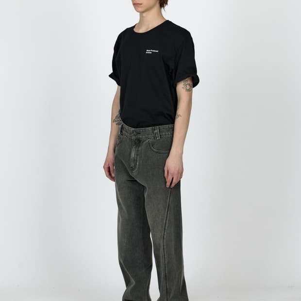 플라스틱 프로덕트 drift denim pants grey-M