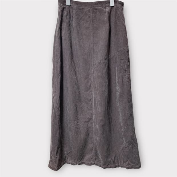 애쉬퍼플 롱 스커트