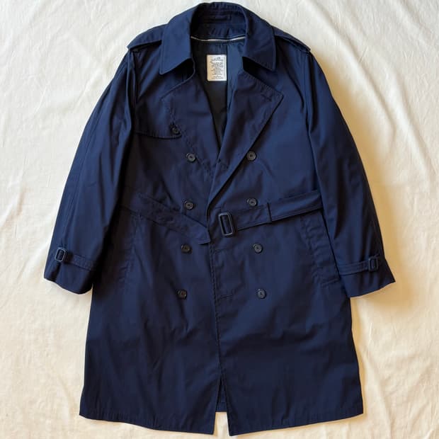 [42R] 데드스탁 USAAF All Weather Coat Navy