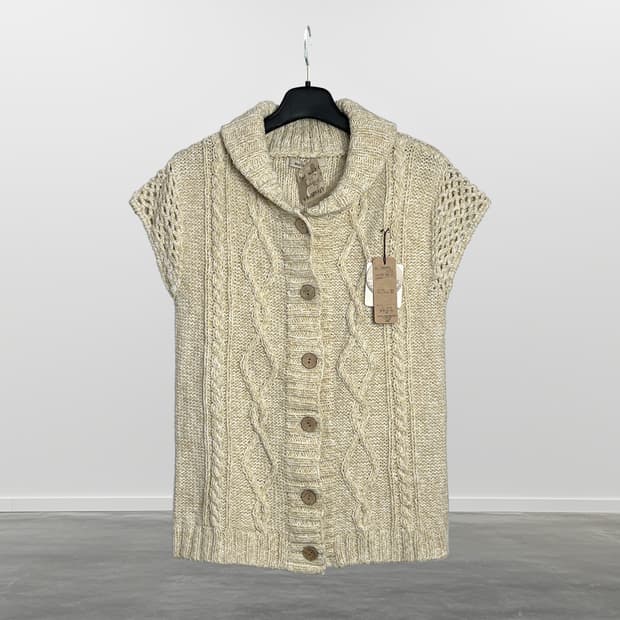 MAPLE FEEL 반팔 니트 가디건